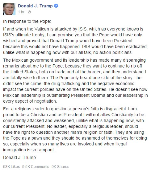 Insultos de Trump