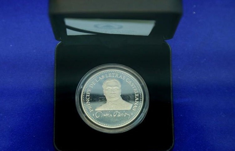 En venta las monedas en Honor a Rubén Darío.