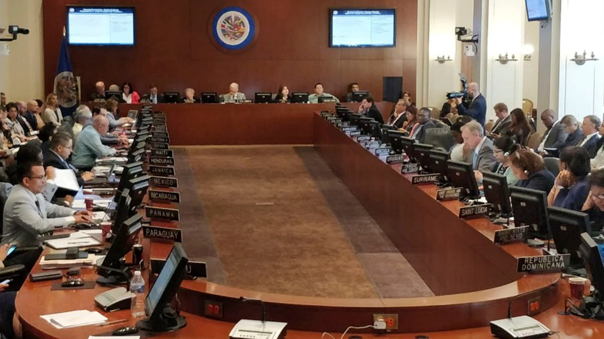 En vivo sesión de la OEA sobre Nicaragua