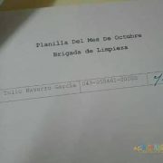 Planilla de paramilitares como “brigadas de limpieza”