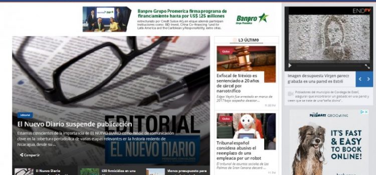 Daniel Ortega cierra El Nuevo Diario tras 39 años de existencia