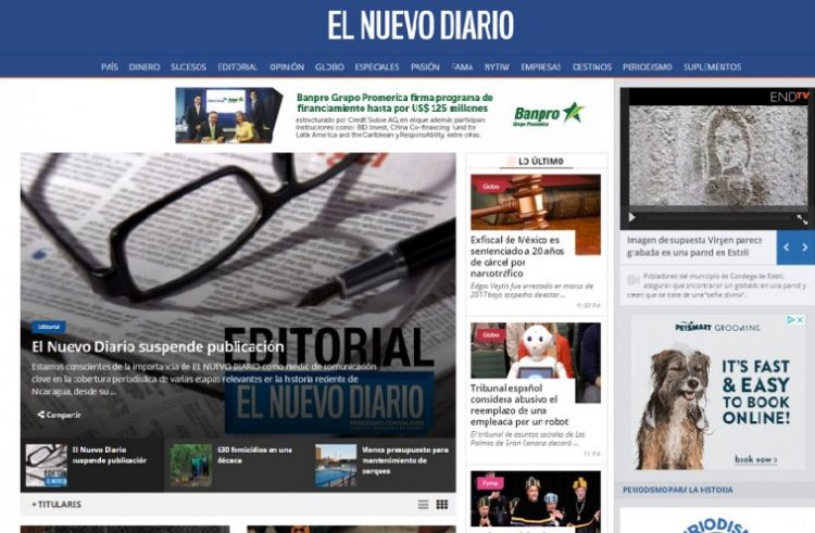 Daniel Ortega cierra El Nuevo Diario tras 39 años de existencia