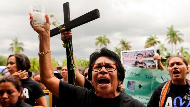 Madres exigiendo justicia